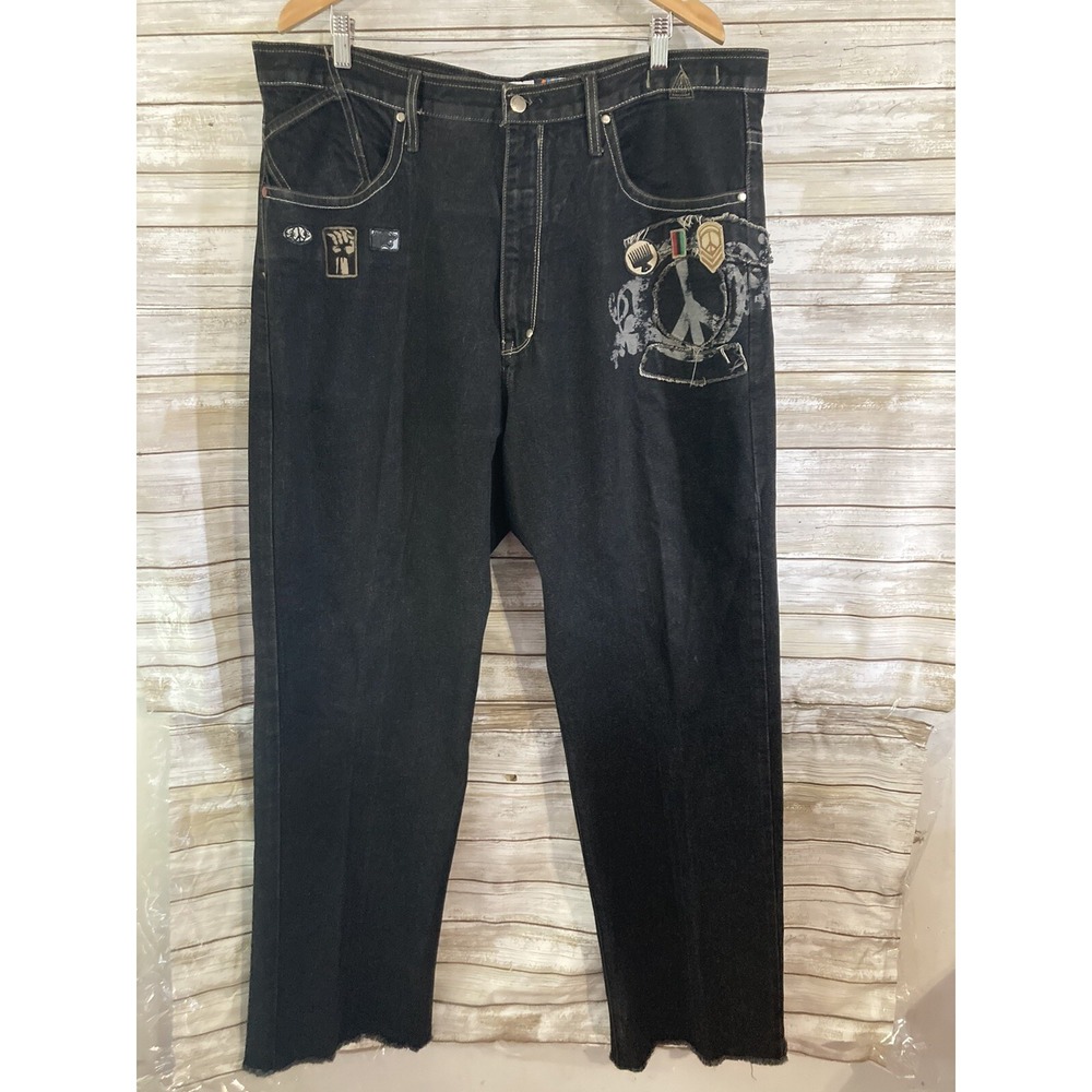 Indigo Red Mens Size 40 35 Darkwash Stanley Classic Fit Relaxed leg j356